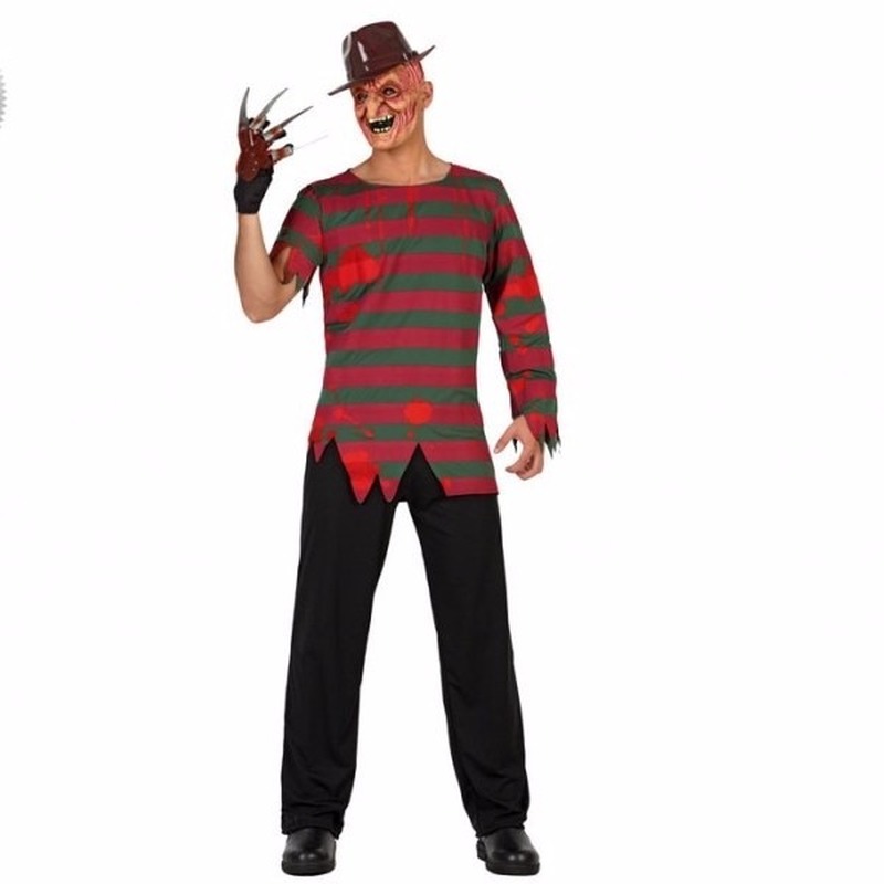 Halloween Freddy verkleedkostuum voor volwassenen - horror outfit