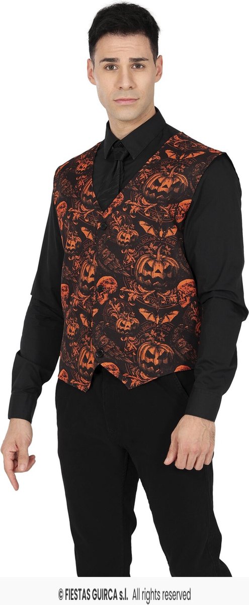 Halloween Gilet Pompoen Heren