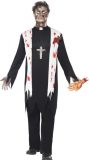 Halloween Zombie priester kostuum voor heren 48-50 (m)