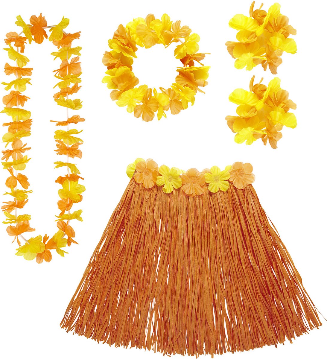 Hawaii set oranje