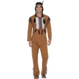 Indianen carnaval verkleed kostuum Anakin voor heren - bruin - Indiaan 56-58 (XL) -