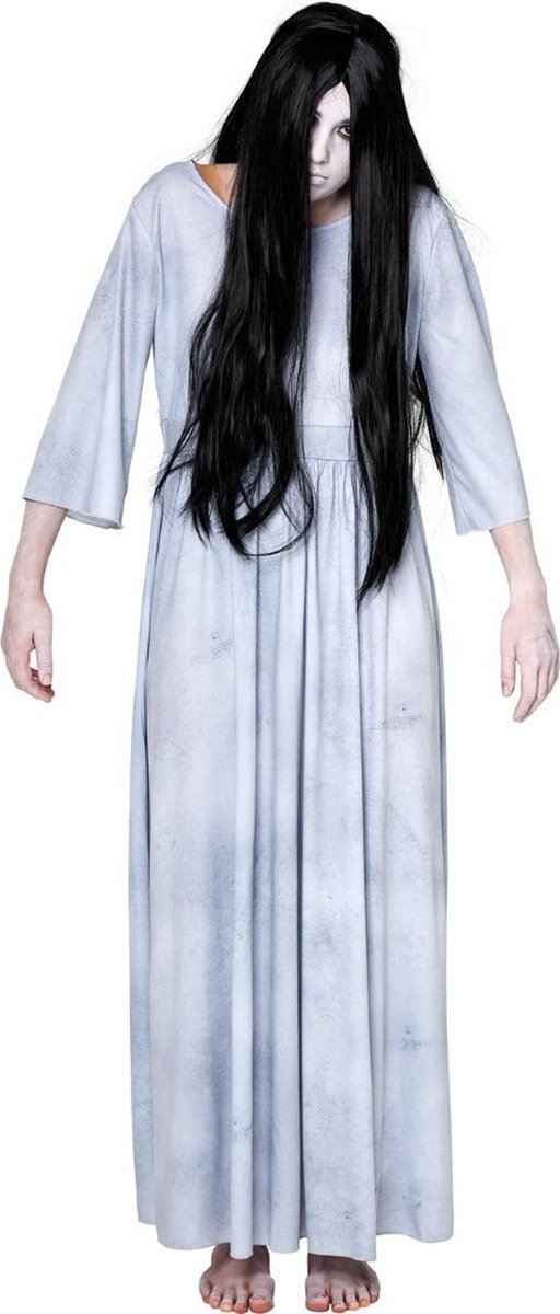 Karnival Costumes Halloween Evil Spirit Jurk & Pruik The Ring Dames Carnavalskleding Dames Halloween Kostuum Volwassenen Verkleedkleding Volwassenen - Polyester - Maat L