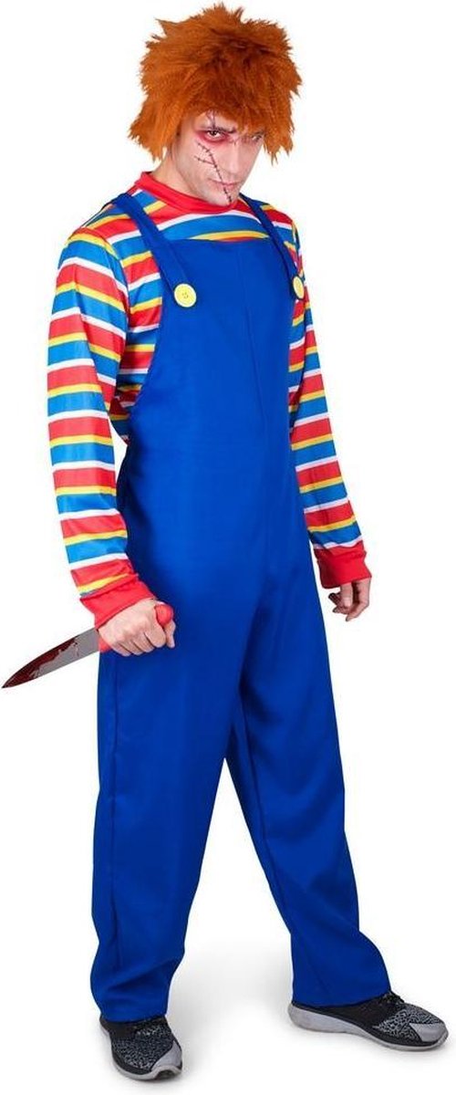 Karnival Costumes Kostuum Horror Pop Heren Halloween Kostuum Volwassenen - Polyester 2-delig Maat XL