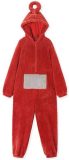 KrijgHonger - Teletubbie Kostuum Kinderen - Rood - 130 (125-135cm) - Teletubbie PO - Teletubbie pyjama - Carnavalskleding - Teletubbies - Verkleedkleding - Onesie