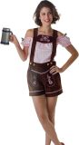 Lederhosen Dames Bruin - Maat M - Oktoberfest verkleedkleding