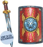 Liontouch - Romeinse Set - Speelgoed - Gladiator Kostuums voor Kinderen - Zwaard en Schild - Duurzaam Schuim - geschenkset - Leeftijd 3-8 Jaar