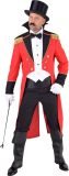 Magic By Freddy's - Circus Kostuum - Circusdirecteur Wilde Leeuwen Temmer Man - Rood - Large - Carnavalskleding - Verkleedkleding