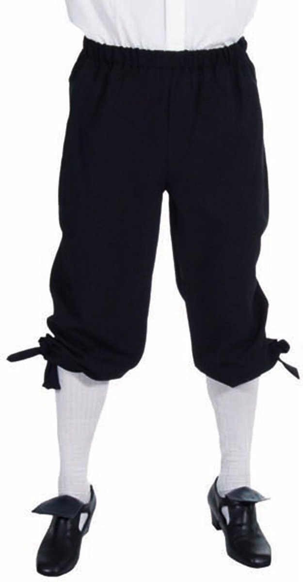 Markies heren broek zwart - Carnaval kleding mannen maat XL