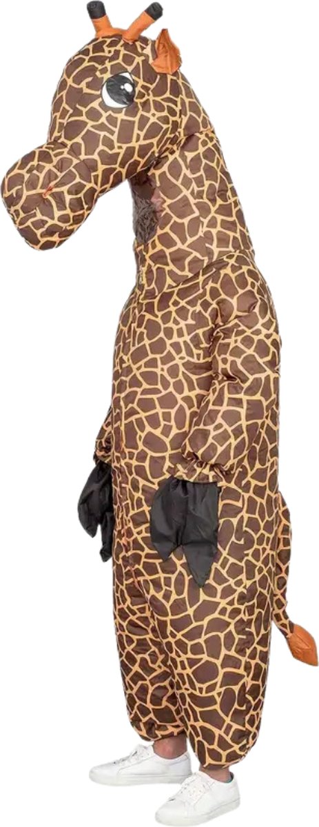 Nivard Opblaasbaar Kostuum - Giraffe - Opblaas - Halloween - Carnavalskleding - Voor Volwassenen - Adult 160-200cm