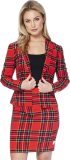 OppoSuits Lumberjackie - Vrouwen Kostuum - Rood - Kerst - Maat 44