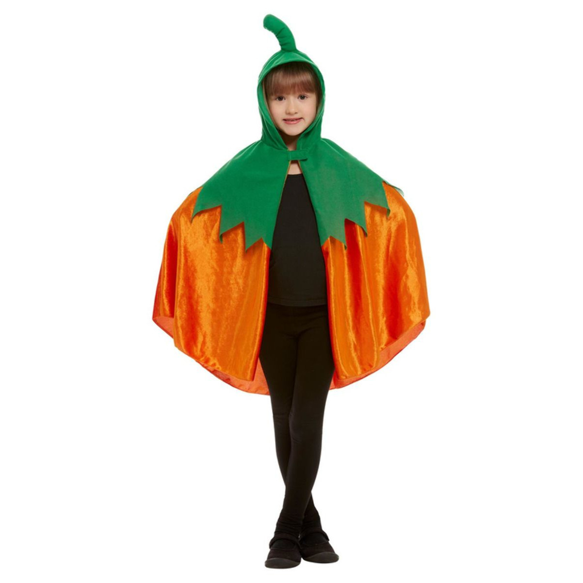 Pompoen verkleed kostuum/cape oranje voor kinderen - Halloween -