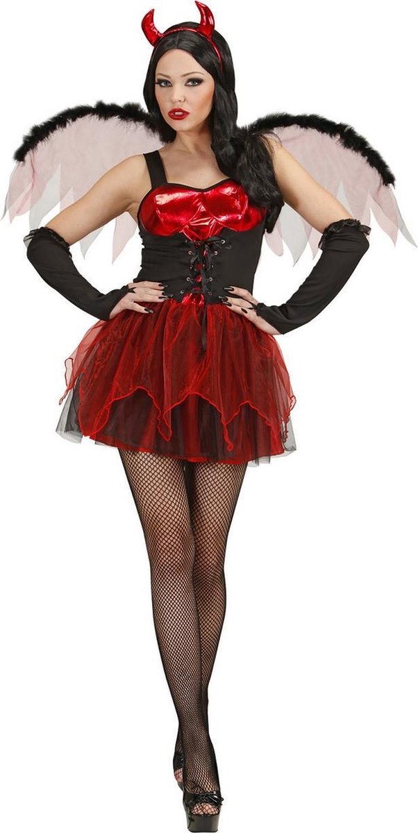 Sexy rode duivelin Halloween kostuum voor vrouwen - Verkleedkleding - Small