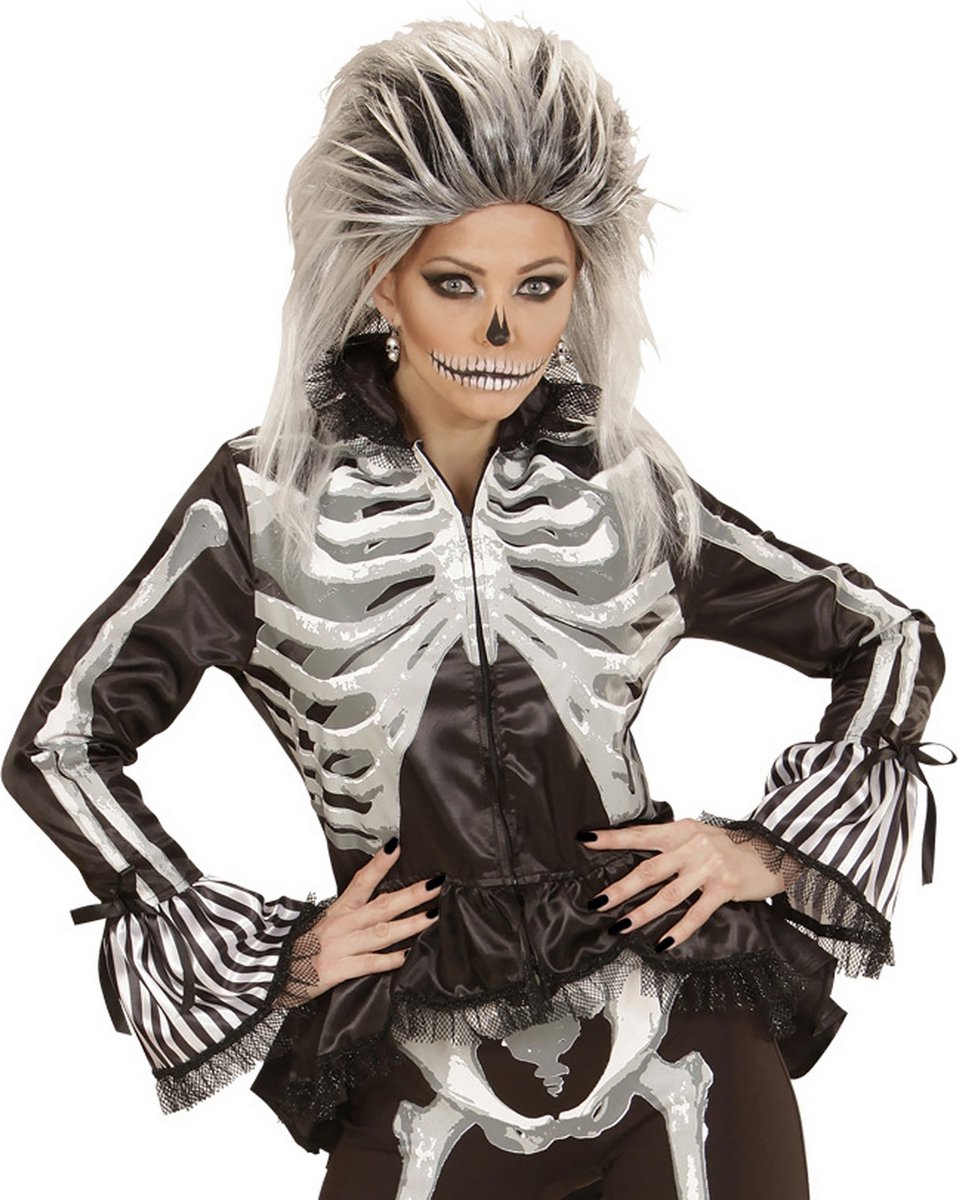 Skeletten vestje voor dames Halloween - Verkleedkleding - Large