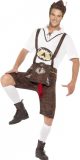 Smiffys Tirolerbroek lederhosen - bruin - heren - broek - polyester - Tirolerfest - verkleedkleding 48/50