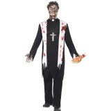 Smiffy's Zombie priester kostuum - voor heren - Halloween/horror