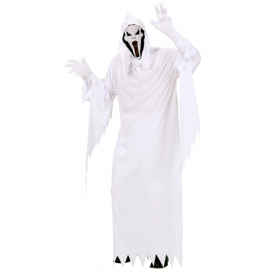 Spook verkleedkleding kostuum voor volwassenen - Halloween - Wit