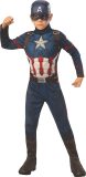 Super hero Marvel Captain America verkleedkostuum voor kinderen - maat M 120-130 cm - Carnaval, Halloween en verjaardag pak kids suit