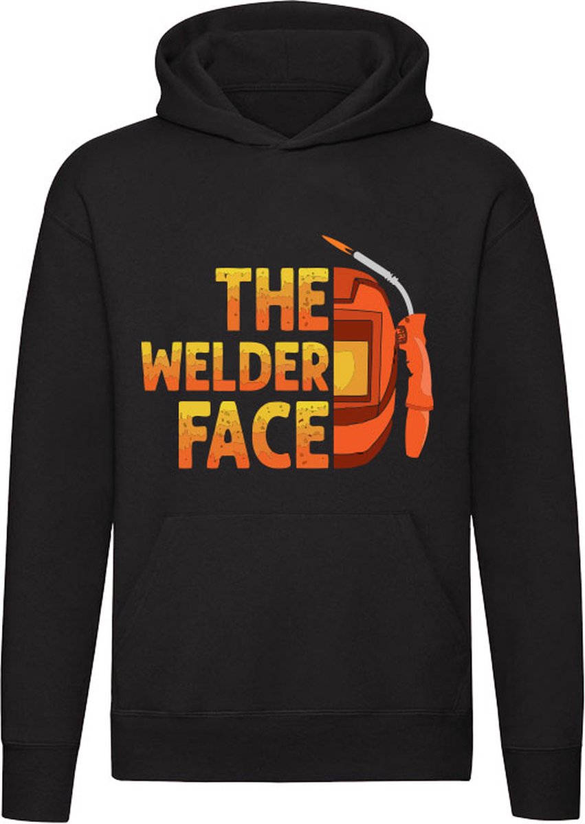 The Welder Face Hoodie - lassen - werk - masker - ijzer - metaal - gereedschap - staal - handwerk - unisex - trui - sweater - capuchon