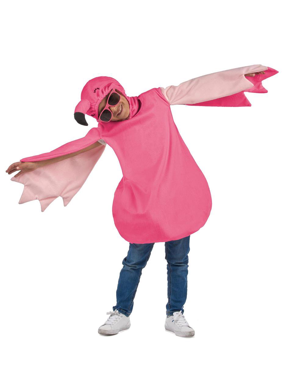 Vegaoo - Roze flamingo outfit voor meisjes