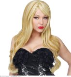 Widmann - Melissa Cosplay Pruik Lang En Blond - Blond - Carnavalskleding - Verkleedkleding