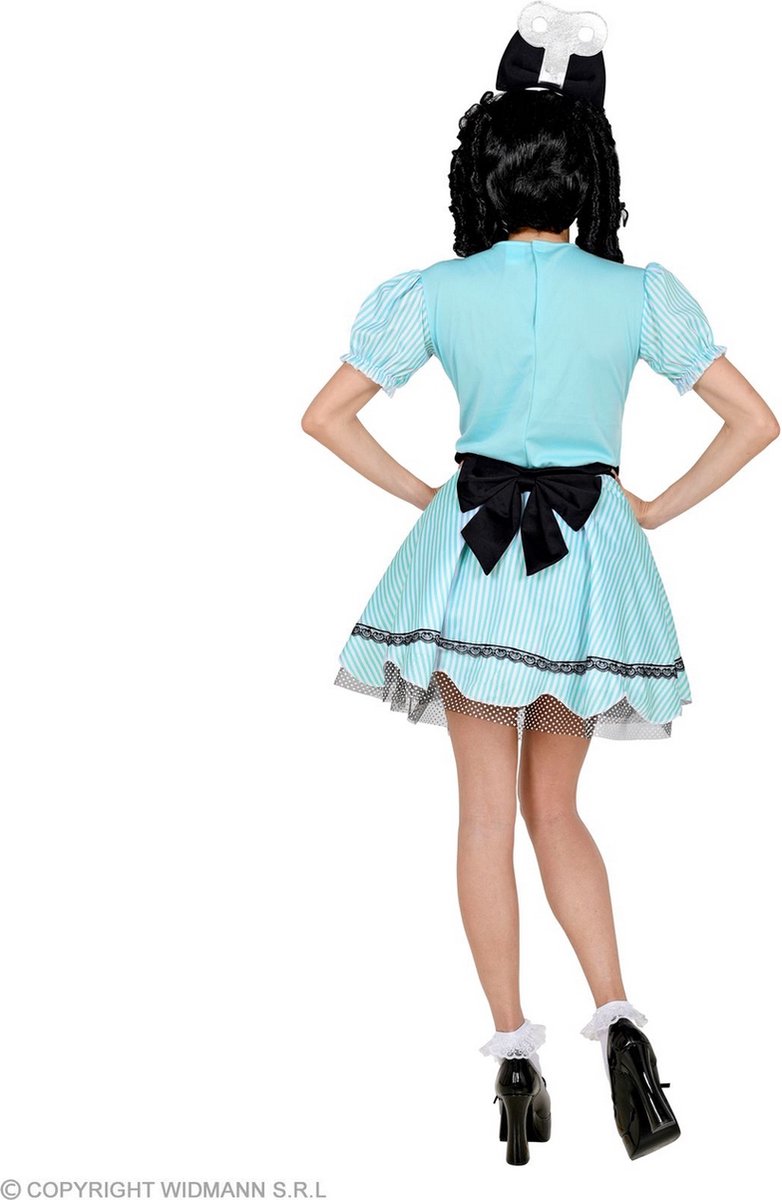 Widmann - Pop kostuum Kostuum - Schattige Freaky Pop - Vrouw - Blauw - Medium - Halloween - Verkleedkleding