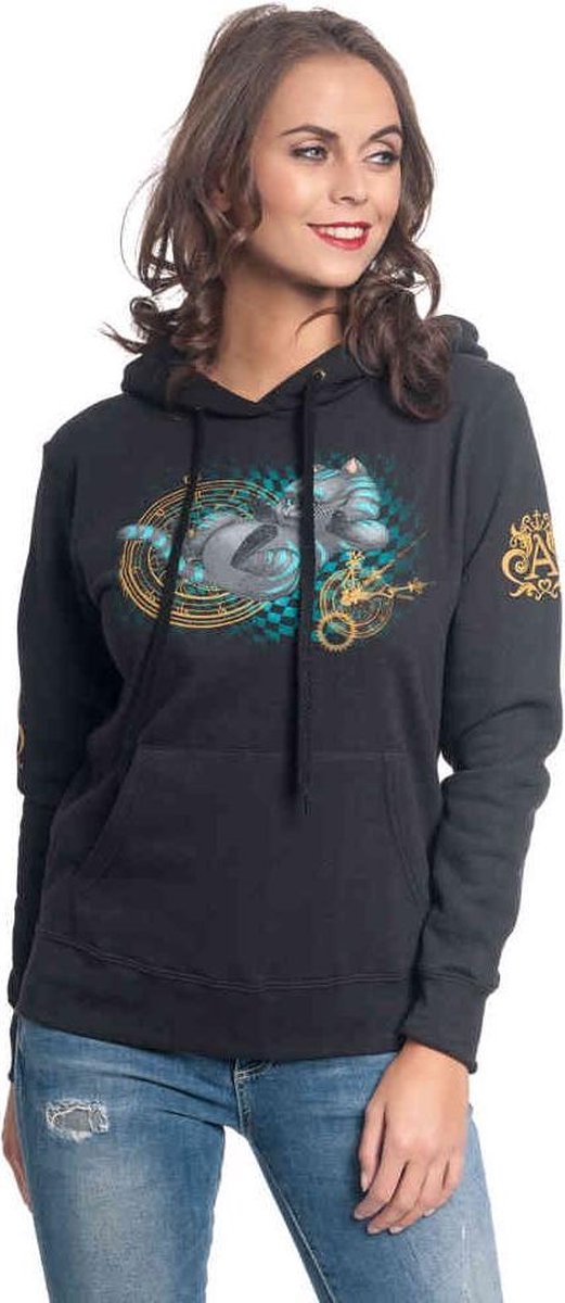 Alice In Wonderland Hoodie/trui -M- About Time Zwart