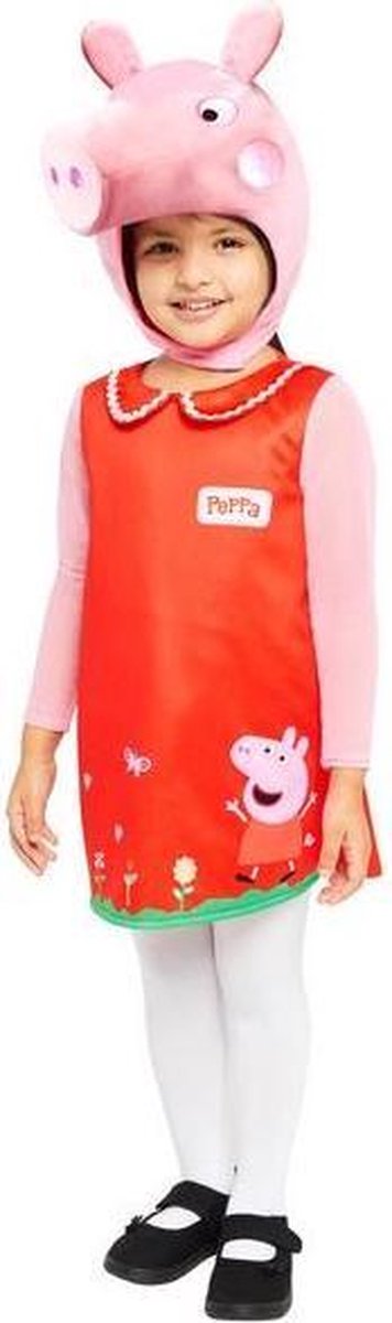 Amscan Kostuum Peppa Pig Polyester Roze/rood 2-3 Jaar