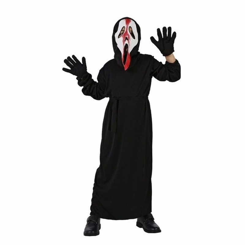 Atosa Verkleedkleding pak Spook - voor kinderen - Halloween kostuum 128 -