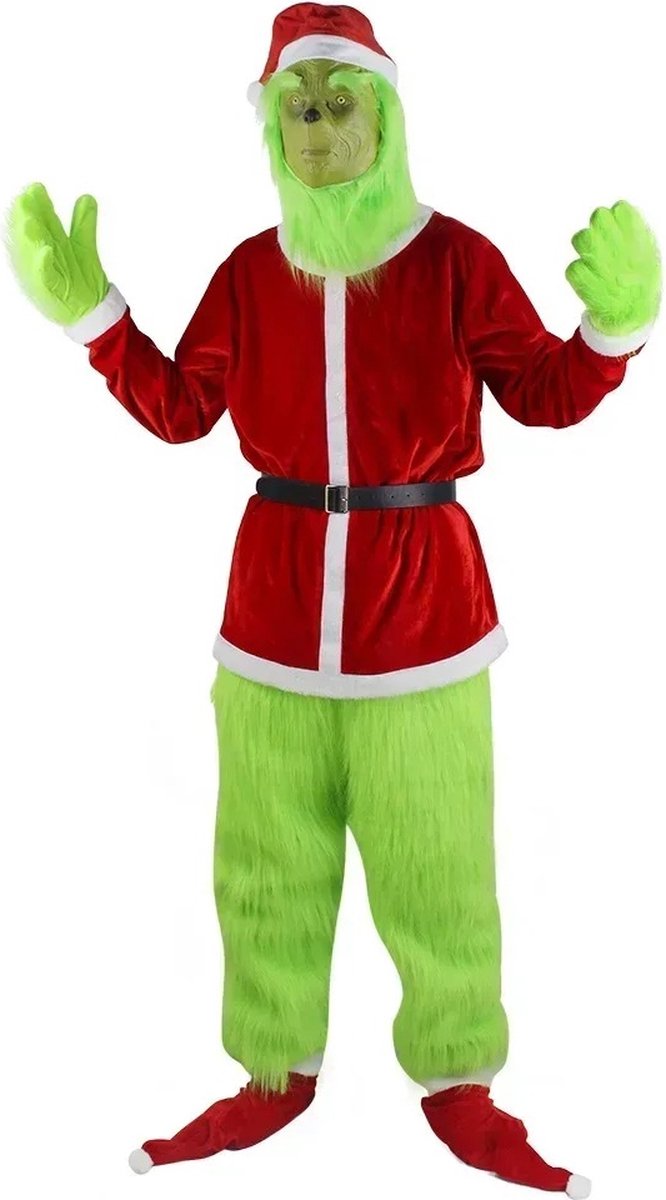 Black Friday - Nieuwe Kerstkostuum - Cosplay - Kleding - Kerstman - Groen Harige - Monster - Grinch - Party - Prestaties - Kostuum - XL