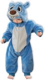 BoefieBoef Dieren Kleuter Onesie Peuter Pyjama Kinderen 2 tot 4 jaar - Verkleedpak met Luierrits - Carnaval Sinterklaas Kerst Cadeau- Zacht Flanel - Baby Romper - Boxpak - Jongens - Meisjes - Kruippak - Winterpak - Hamster Blauw Animal