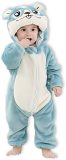 BoefieBoef Dieren Kleuter Onesie Peuter Pyjama Kinderen 2 tot 4 jaar - Verkleedpak met Luierrits - Carnaval Sinterklaas Kerst Cadeau- Zacht Flanel - Baby Romper - Boxpak - Jongens - Meisjes - Kruippak - Winterpak - Eekhoorn Blauw Squirrel