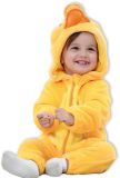 BoefieBoef Dieren Kleuter Onesie Peuter Pyjama Kinderen 2 tot 4 jaar - Verkleedpak met Luierrits - Carnaval Sinterklaas Kerst en Kraamcadeau - Zacht Flanel - Baby Romper - Boxpak - Jongens - Meisjes - Kruippak - Winterpak - Eend Duck Geel Vogel