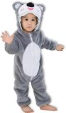 BoefieBoef Dieren Kleuter Onesie Peuter Pyjama Kinderen 2 tot 4 jaar - Verkleedpak met Luierrits - Carnaval Sinterklaas Kerst en Kraamcadeau - Zacht Flanel - Baby Romper - Boxpak - Jongens - Meisjes - Kruippak - Winterpak - Koala Grijs Beer Animal