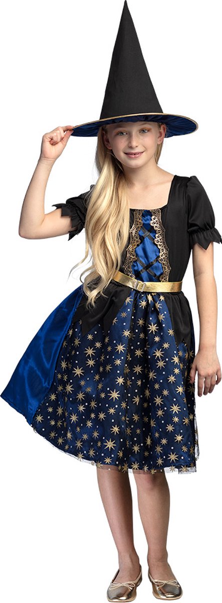 Boland - Kostuum Celestial witch (4-6 jr) - Kinderen - Heks - Halloween verkleedkleding - Heks