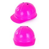 Bouwhelm - roze - voor kinderen - 57 cm - stevig plastic - bouwhelmen -