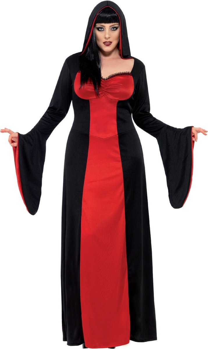 Duistere Verleidster Vampier Plus -size Kostuum Halloween - maat XXXL ( 56 - 58 )