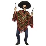 Faram Party Mexicaanse verkleedkleding poncho - volwassenen - Carnaval