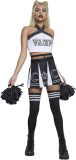 Fever Vamp Cheerleader Pakje Dames Compleet - Maat M