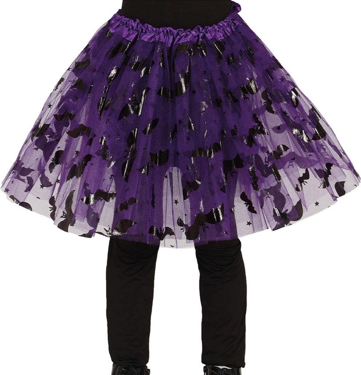 Fiestas Guirca - Paarse tutu vleermuizen - 30 cm - Halloween Kostuum voor kinderen - Halloween - Halloween kostuum meisjes