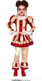 Fiestas Guirca - Striped Clown Girl (10-12 jaar) - Halloween Kostuum voor kinderen - Halloween - Halloween kostuum meisjes