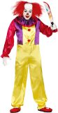 Fiestas Guirca Verkleedpak Horror-clown Polyester Geel Maat L