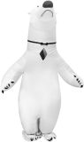 Full Body Opblaasbare Witte Ijsbeer Kostuum - Grappige Blow Up Dier Kostuums voor Cosplay- Party- Festival- Kerst- Halloween Kostuum