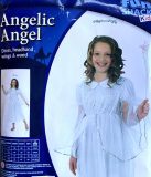 Fun Shack - Kids - Angelic - Angel - Verkleed kostuum - 10-12 jaar - Carnaval - Verkleden - Engel - Kerst