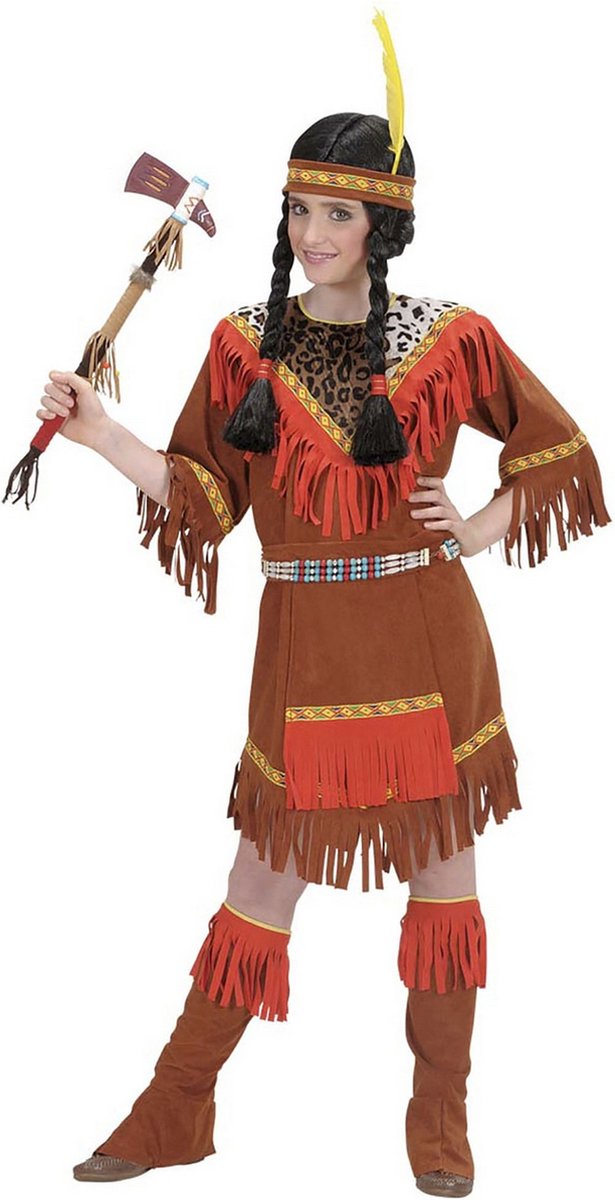 Gekleurd Indianen pak voor meisjes - Verkleedkleding