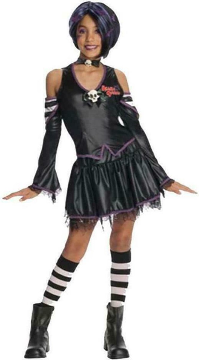 Halloween Meisjesjurkje Goth Bloody Cute Maat 140-148