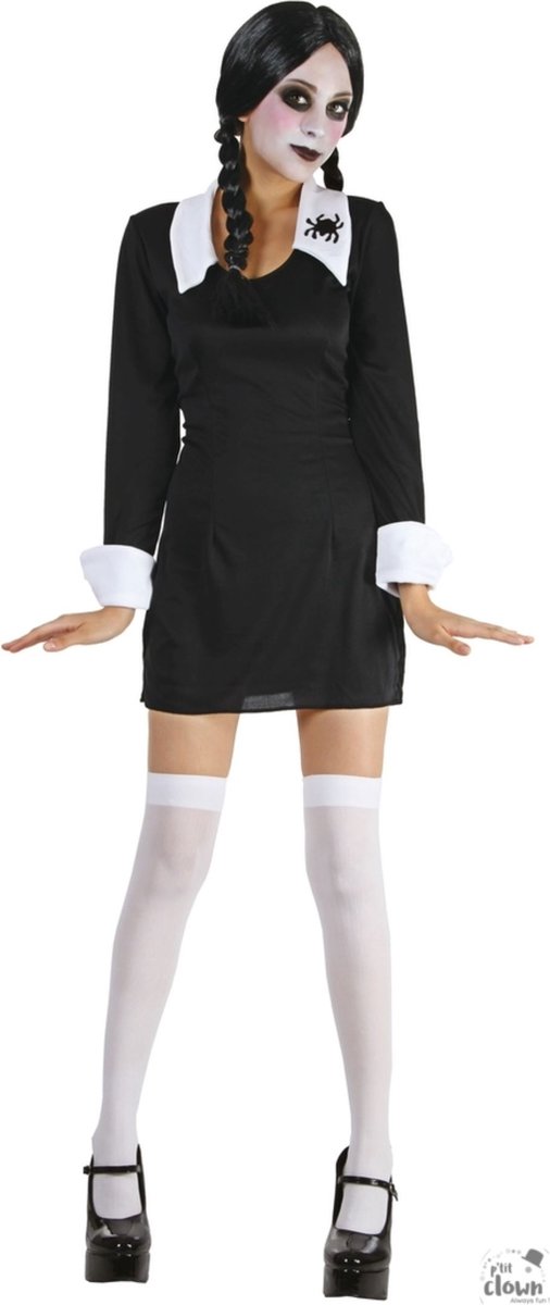 Halloween Tiener Jurkje Strange Schoolgirl Maat 164-172