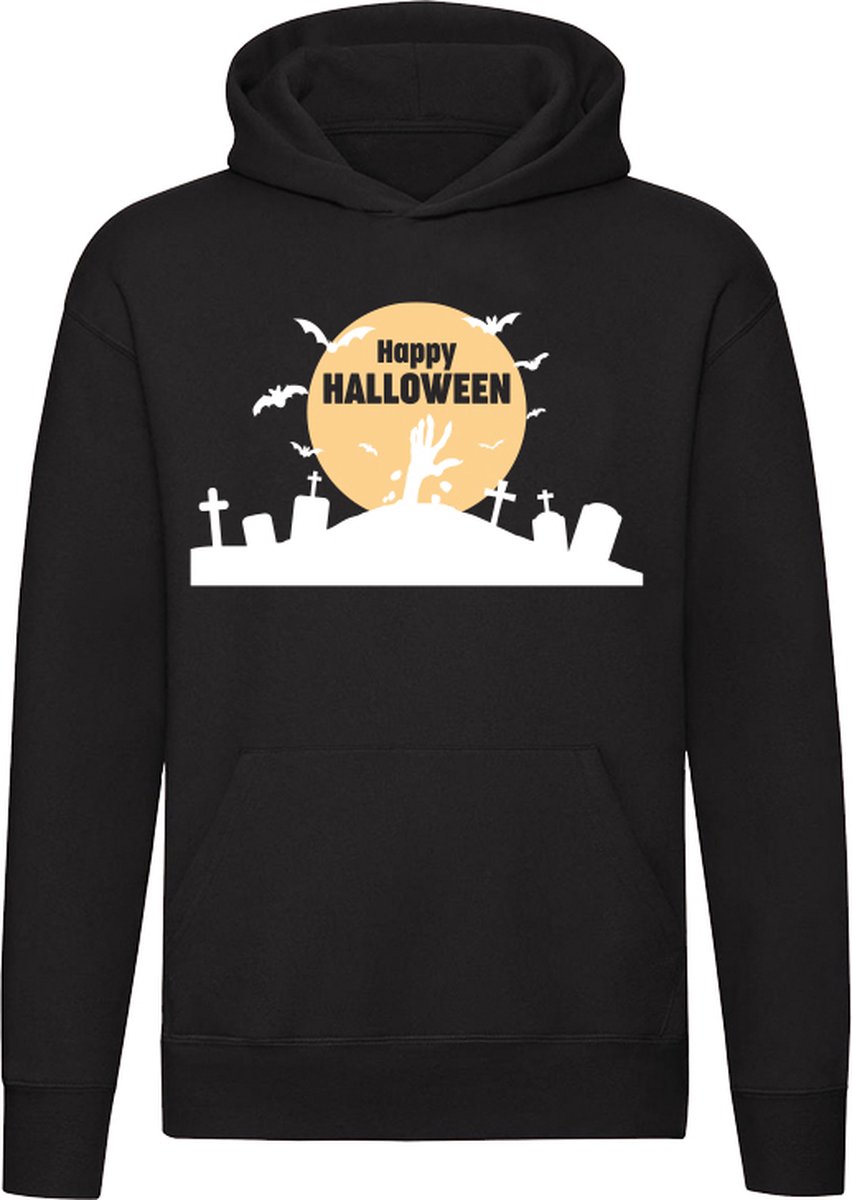 Happy Halloween Hoodie - griezelig - eng - horror - oktober - unisex - trui