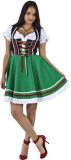 Haus Huberts Dirndl Jurk - Dames - Oktoberfest Dirndl - Tiroler - Zwart-Groen-Rood - Maat L/40