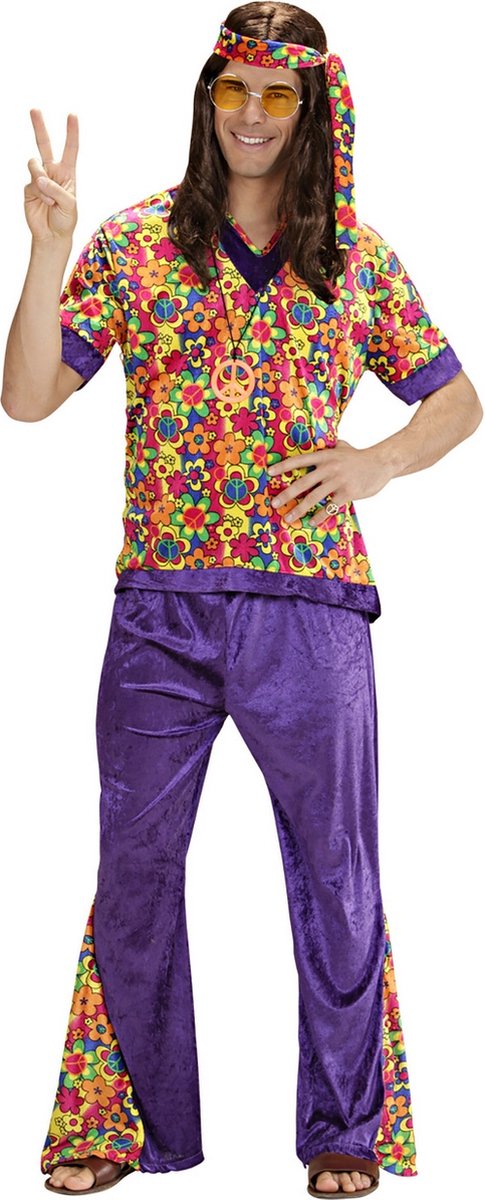 Hippie pak voor heren - Verkleedkleding - Medium