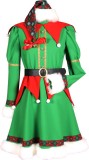 Kerst Elf Twinkle Dames - Kerstelf Dames - Groen/Rood - Maat XS